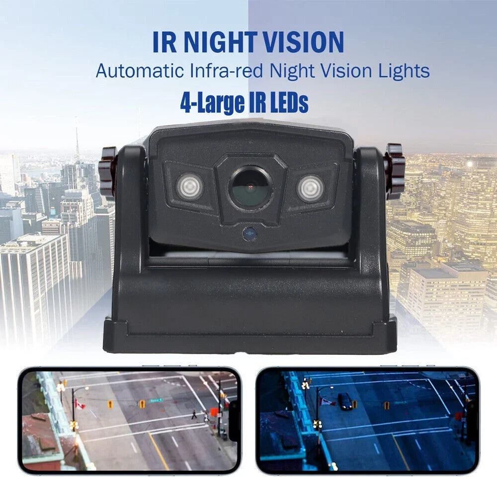 9600mAh Magnetic WiFi Camera - Premium Wireless Backup, Comprehensive Front/Rear Vehicle Views