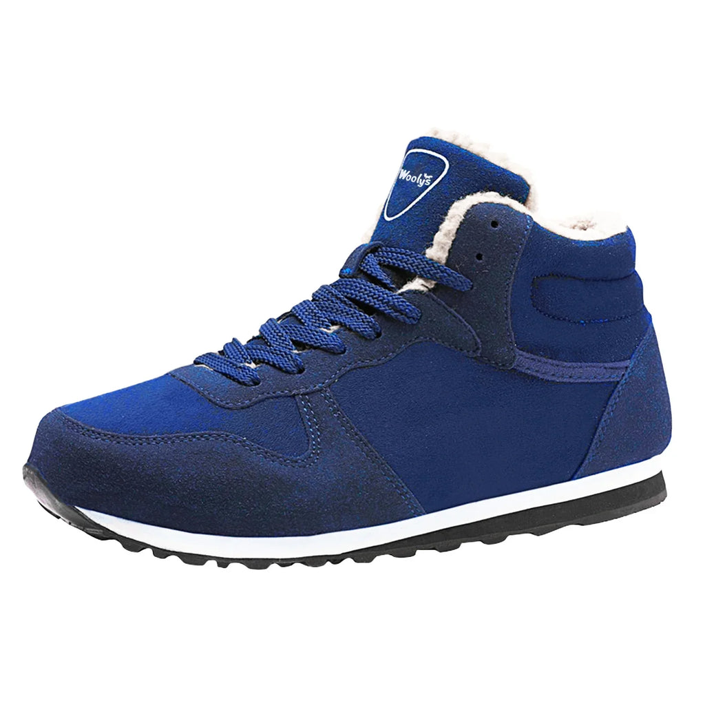 Women's Boots 2022 Women's New Winter Lace Up Warm and Comfortable Mid Tube Snow Boots Shoes