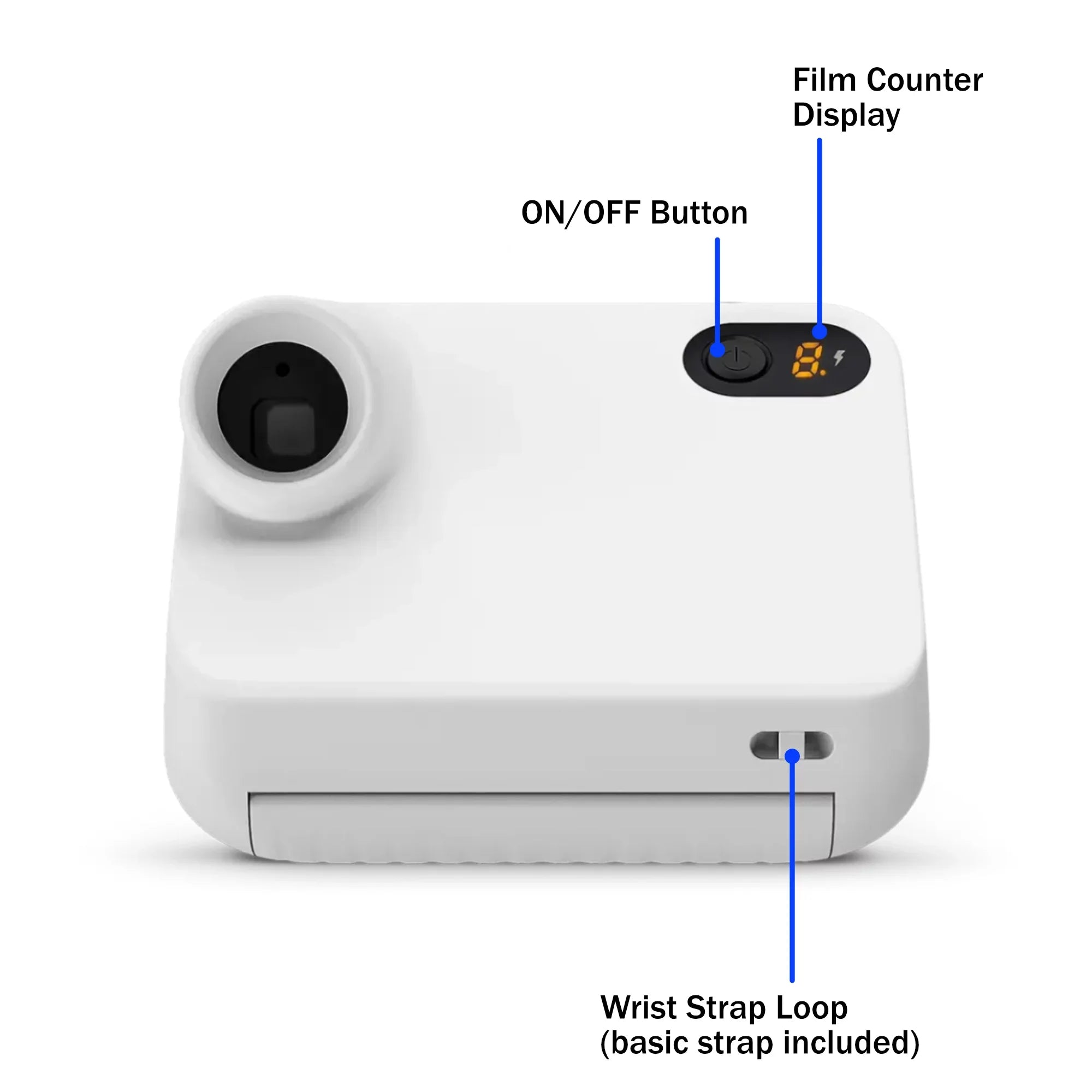 Polaroid Go Instant Mini Camera Starter Set, White Instant Camera with 16 Polaroid Go Color Instant Film Bundle, with a Lumintrail Lens Cleaning Cloth…