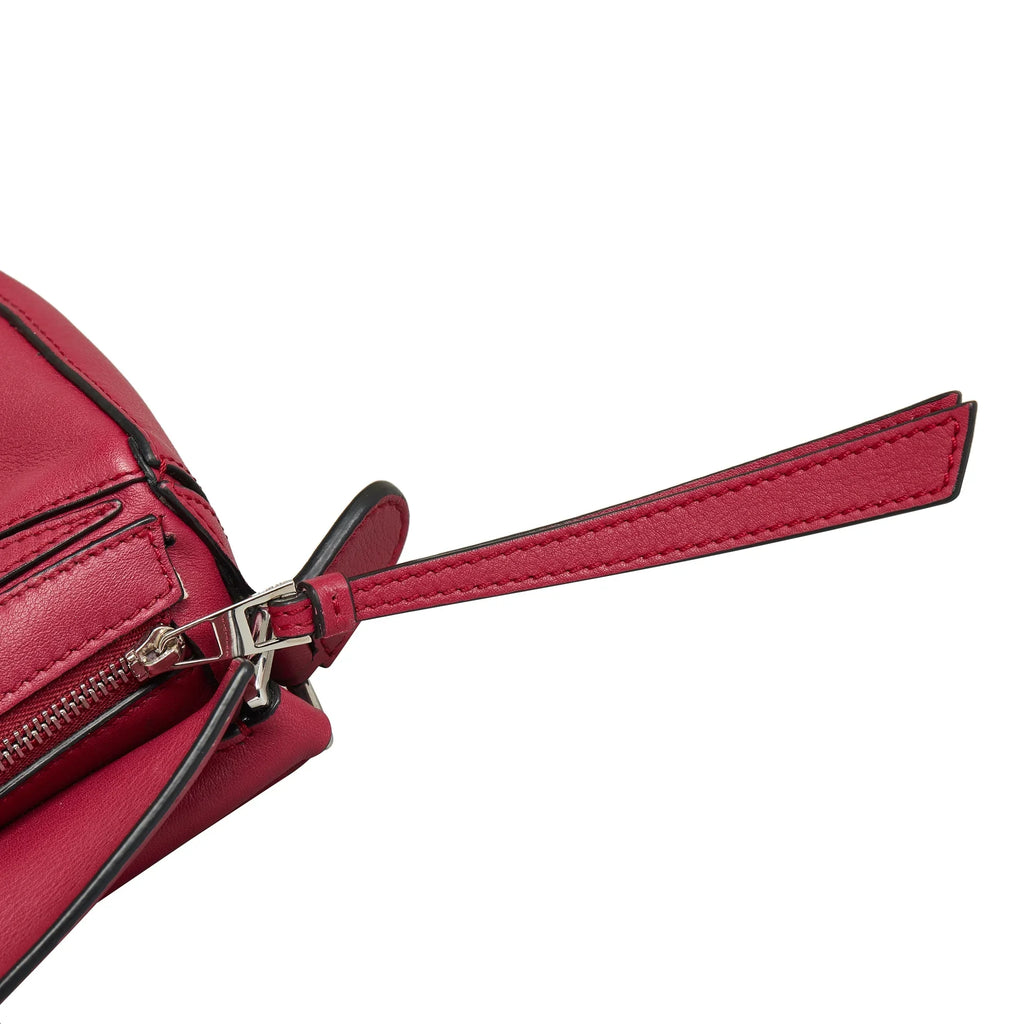 Pre-Owned Authenticated  Mini Puzzle Satchel Calf Leather Red Unisex (Good)