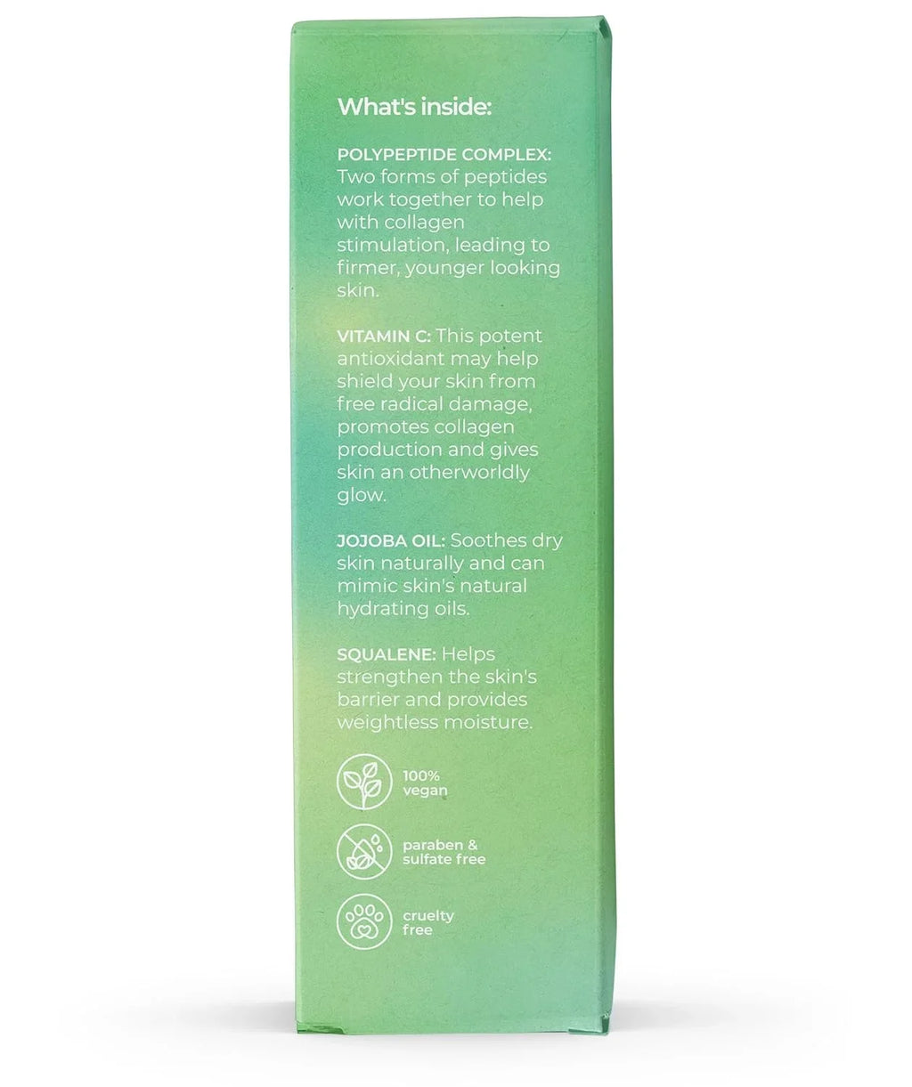 Florida Glow Polypeptide Collagen Boosting Serum | Body Oil Skincare For Glow Dry Skin | Moisturizer for Women & Men Enriched With Vitamin , Squalene, Jojoba Oil - Pacific Sage Scent - 3.6fl Oz