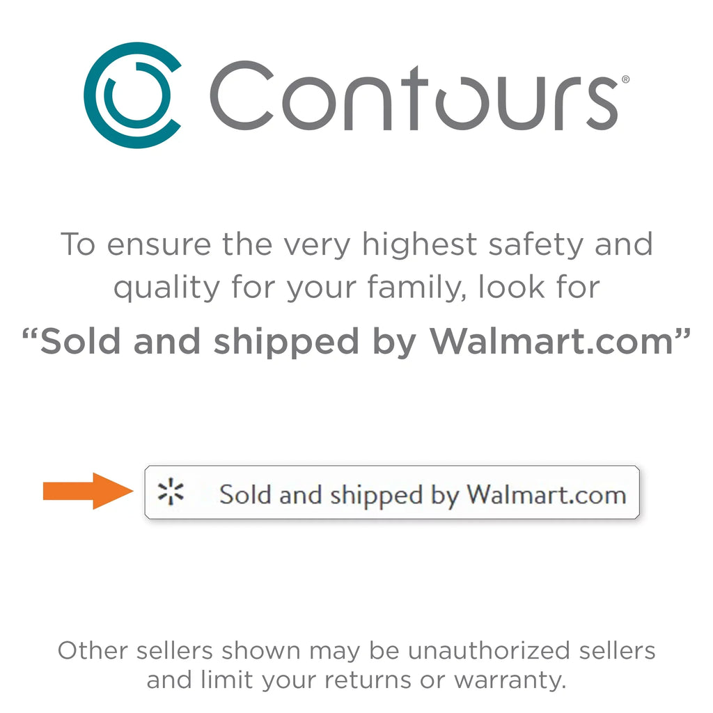 Contours Explore 2-in-1 Portable Booster Seat and Backpack Diaper Bag, Gray