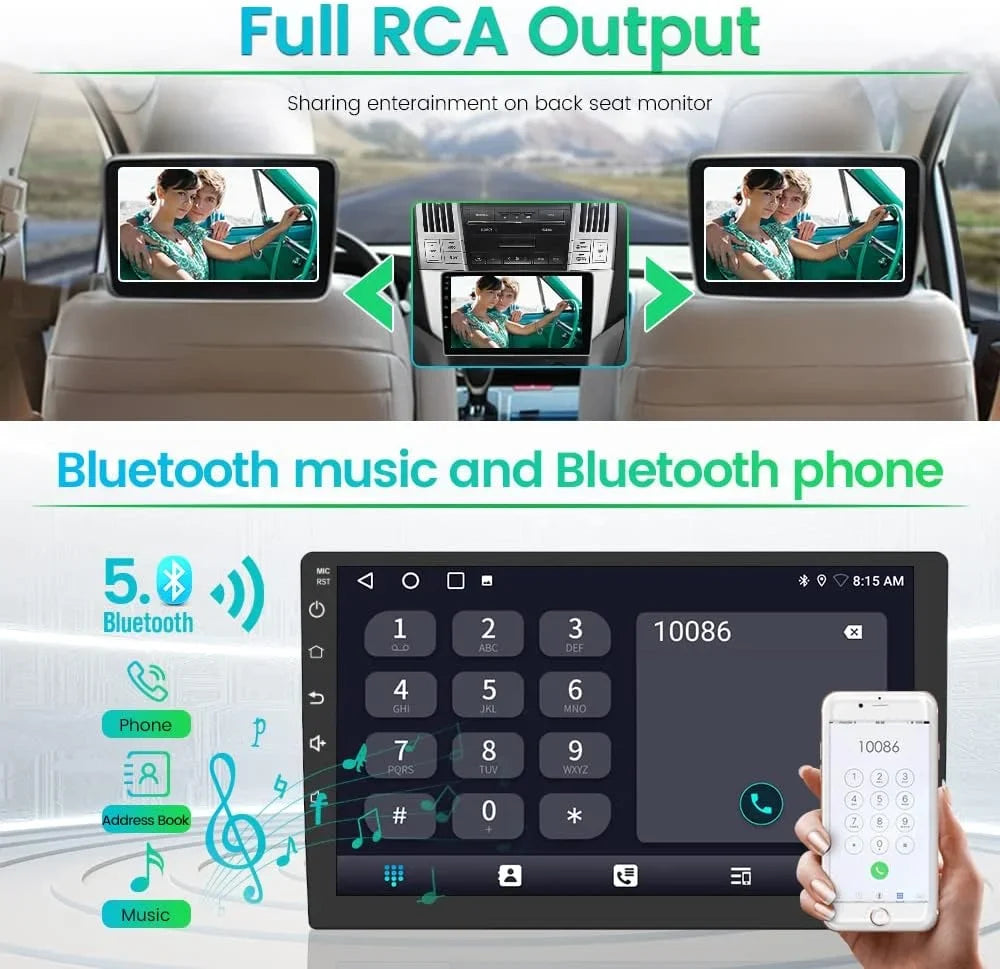 Car Stereo for Lexus Toyota Harrier Lexus     2003-2009,Android 12 Car Radio 2GB + 32GB with //WiFi/, Support /Wired Carplay Android Auto