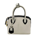 Pre-owned   Lockit Cuir Obsession Leather Satchel Bag Grey