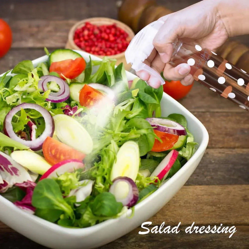 Olive Oil Sprayer Oil Mister Kitchen and Grill Cooking Oil Bottle Refillable Non-Aerosol (200ml/7oz) - Set of 2