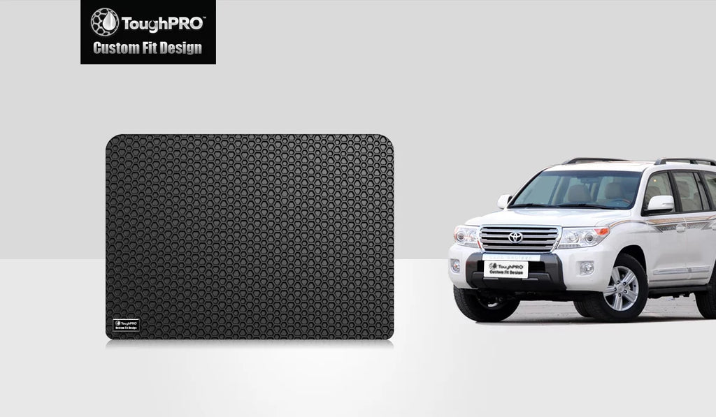 ToughPRO - Cargo Mat Compatible with   Cruiser - All Weather Heavy Duty (Made in ) - Black Rubber - 2011