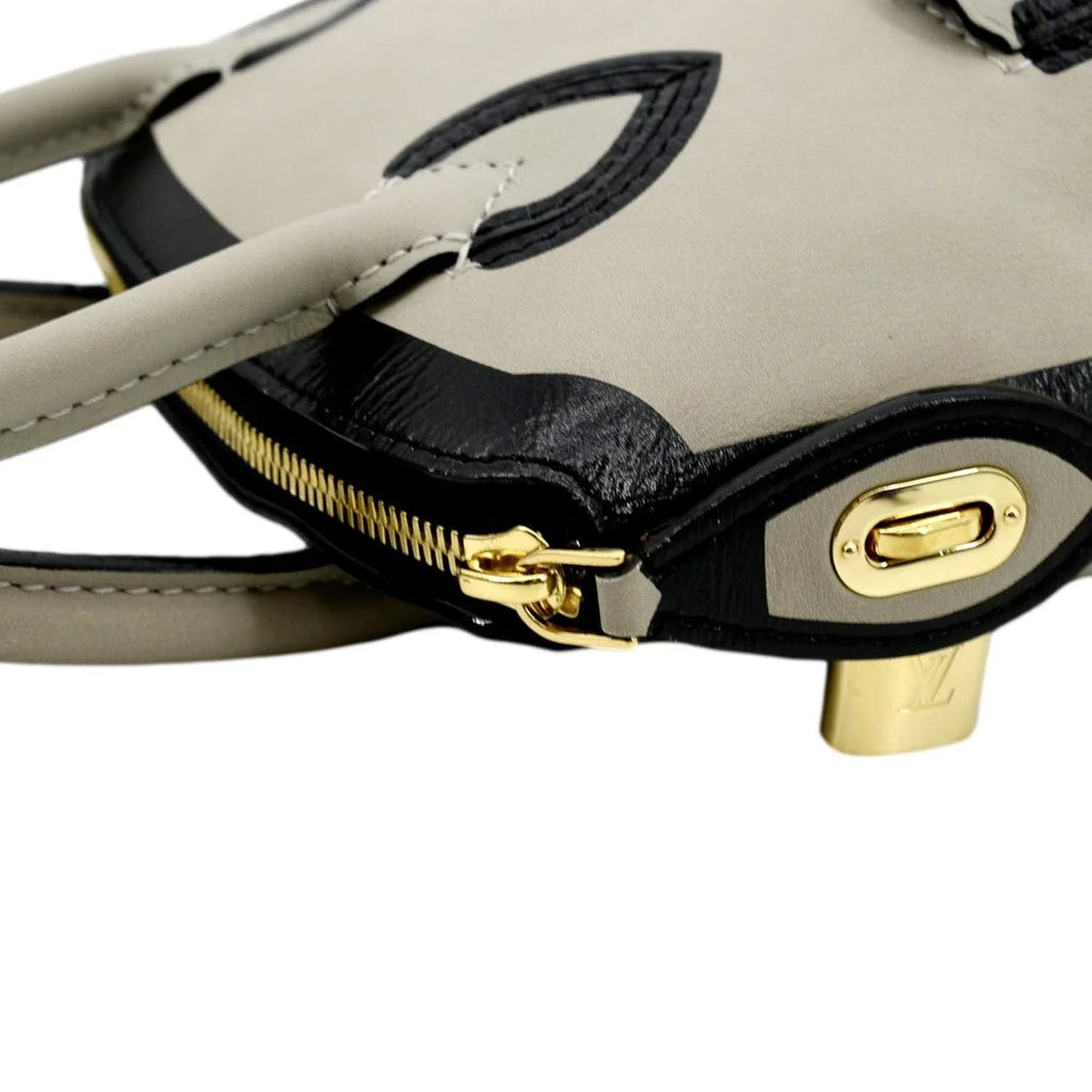 Pre-owned   Lockit Cuir Obsession Leather Satchel Bag Grey