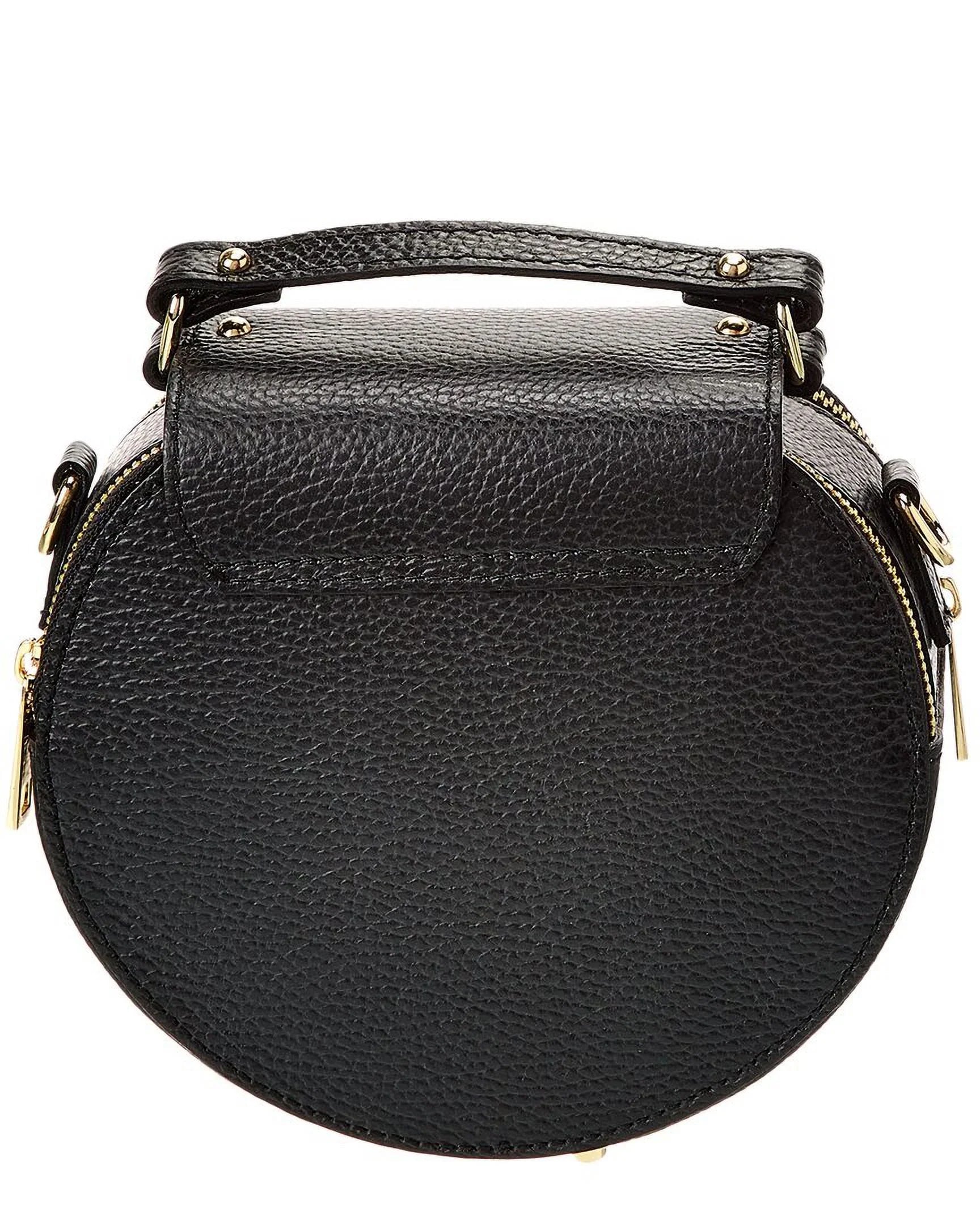 Persaman New York Aline Leather Crossbody, Black