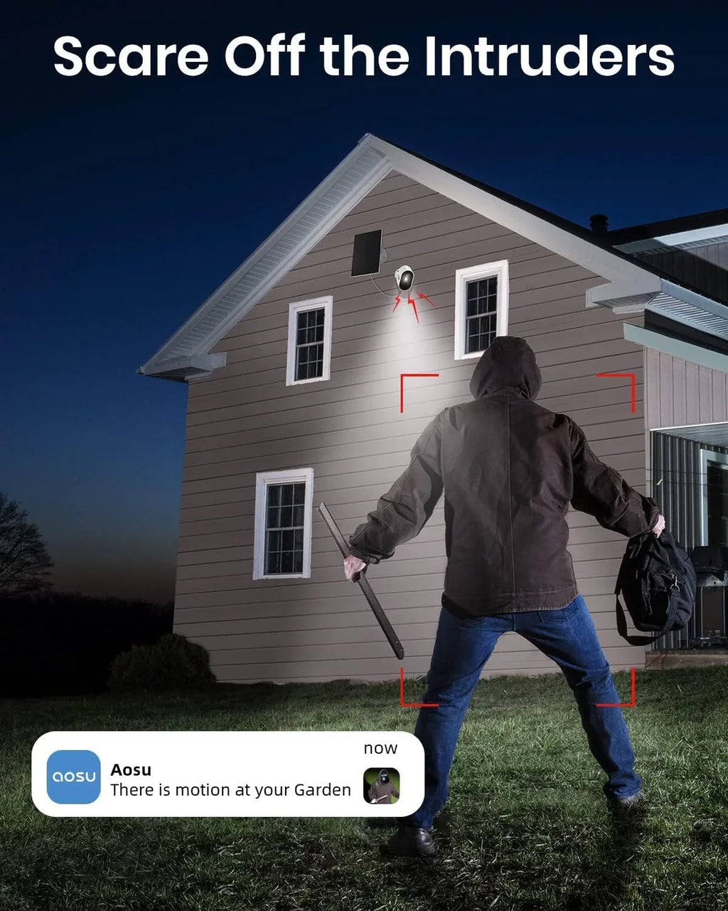 2K Solar Security Camera System with Homebase,5G Wi-Fi Wireless Outdoor Camera,Home Surveillance System Camera Work with Alexa/ Google Assistant