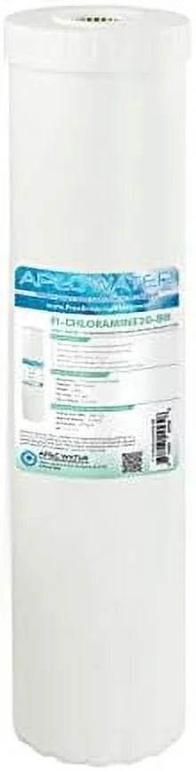 systems 20" replacement specialty  filter chloramines  hydrogen sulfide removal (fi-chloramine20-bb)