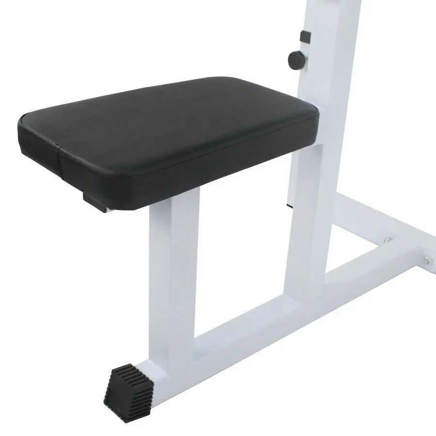 Adjustable Arm Curl Weight Bench for Muscle Strength Training