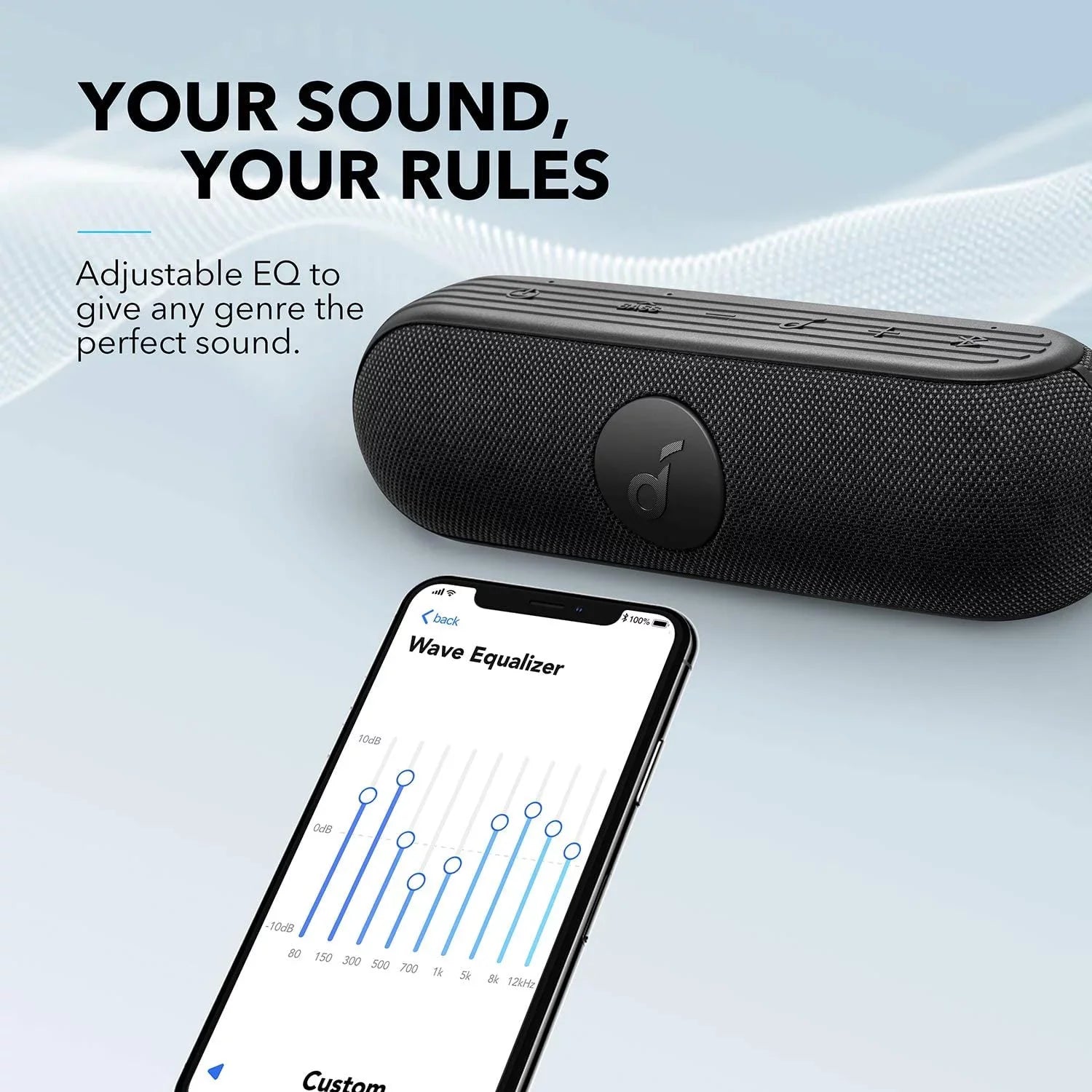 Soundcore by Anker- Icon+ Portable Speaker |  Waterproof | 12-Hour Playtime | Black |