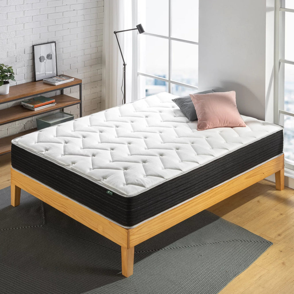 Spa Sensations by Zinus 10" Classic Pocket Spring Hybrid Mattress, Full