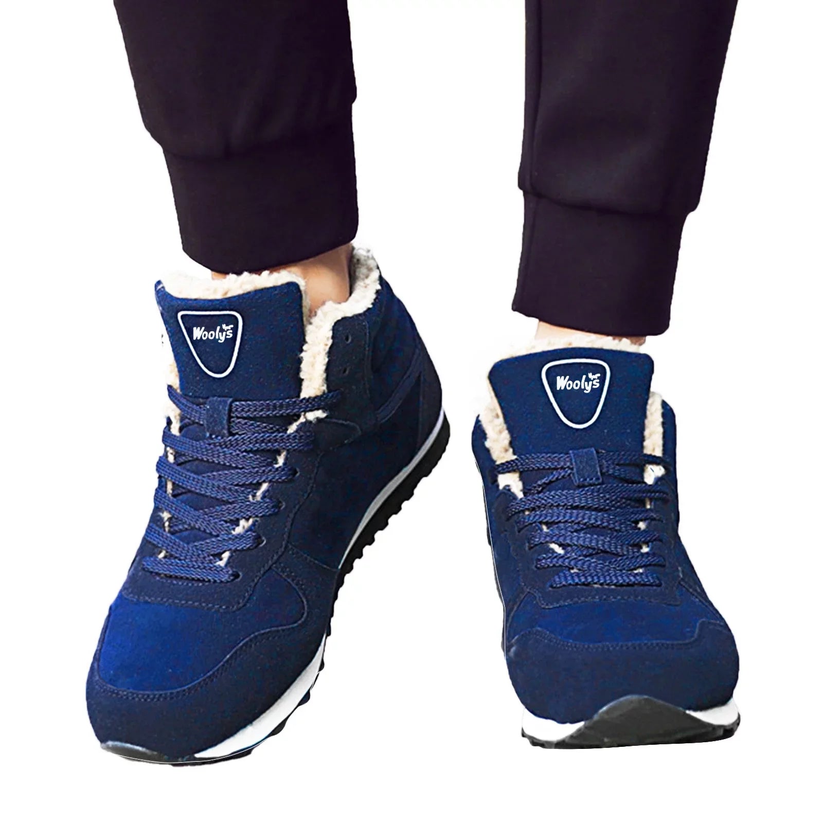 Women's Boots 2022 Women's New Winter Lace Up Warm and Comfortable Mid Tube Snow Boots Shoes