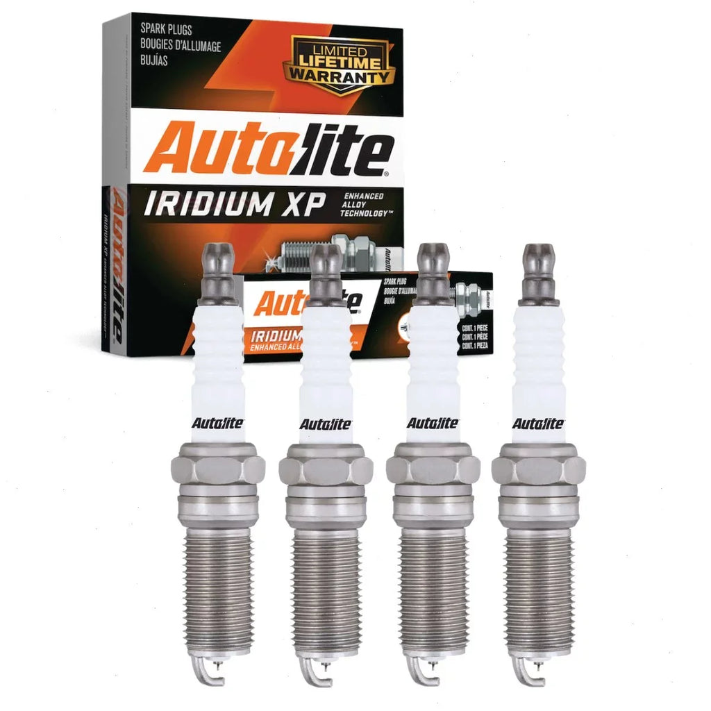 4 pc Autolite Iridium   Spark Plugs for Ignition Wire Secondary Fits select: 2012-2018  , 2012-2021
