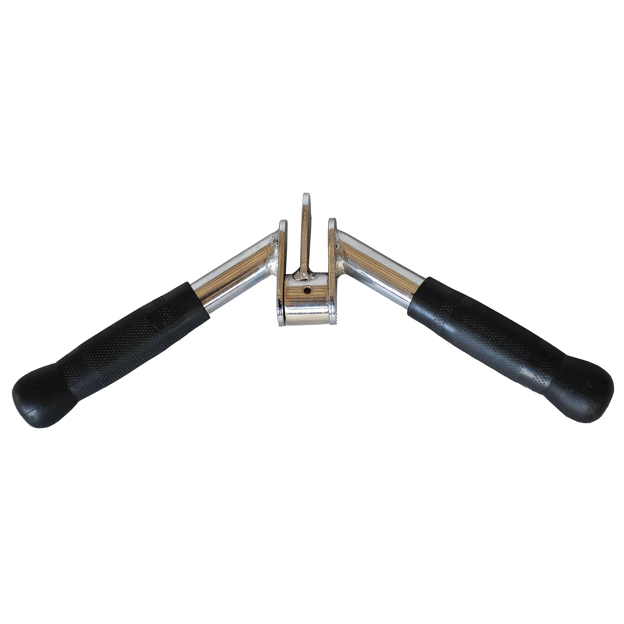 Shaped Press Down Bar, -bar Cable Machine Attachments Multi Gym Attachment Tricep Press Down Bar with Rubber Handgrips & Revolving Hanger