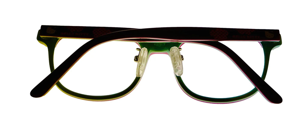 Hello Kitty Girls Red Soft Rectangle Plastic Eyewear Frame 285 45mm