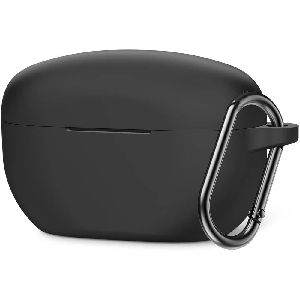Sony -1000XM5 Industry Leading Noise Canceling Truly Wireless Earbuds (Silver) Bundle with Silicone Case (Black), Memory Foam Ear Tips, - to - Cable & 1   Enhanced Protection Pack