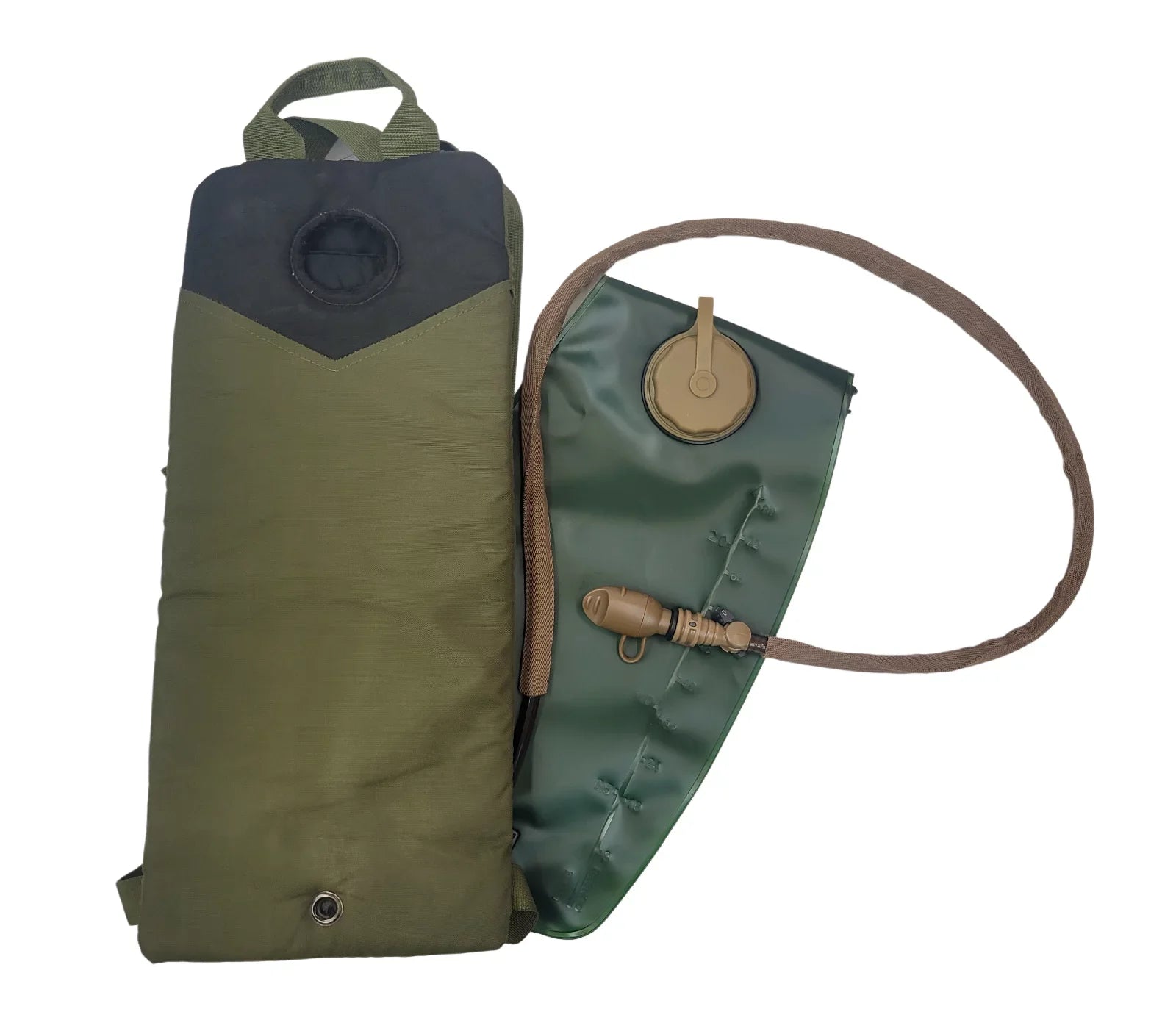 Military Outdoor Clothing Previously Issued 3 Liter  Hydration System Carrier with never issued import bladder