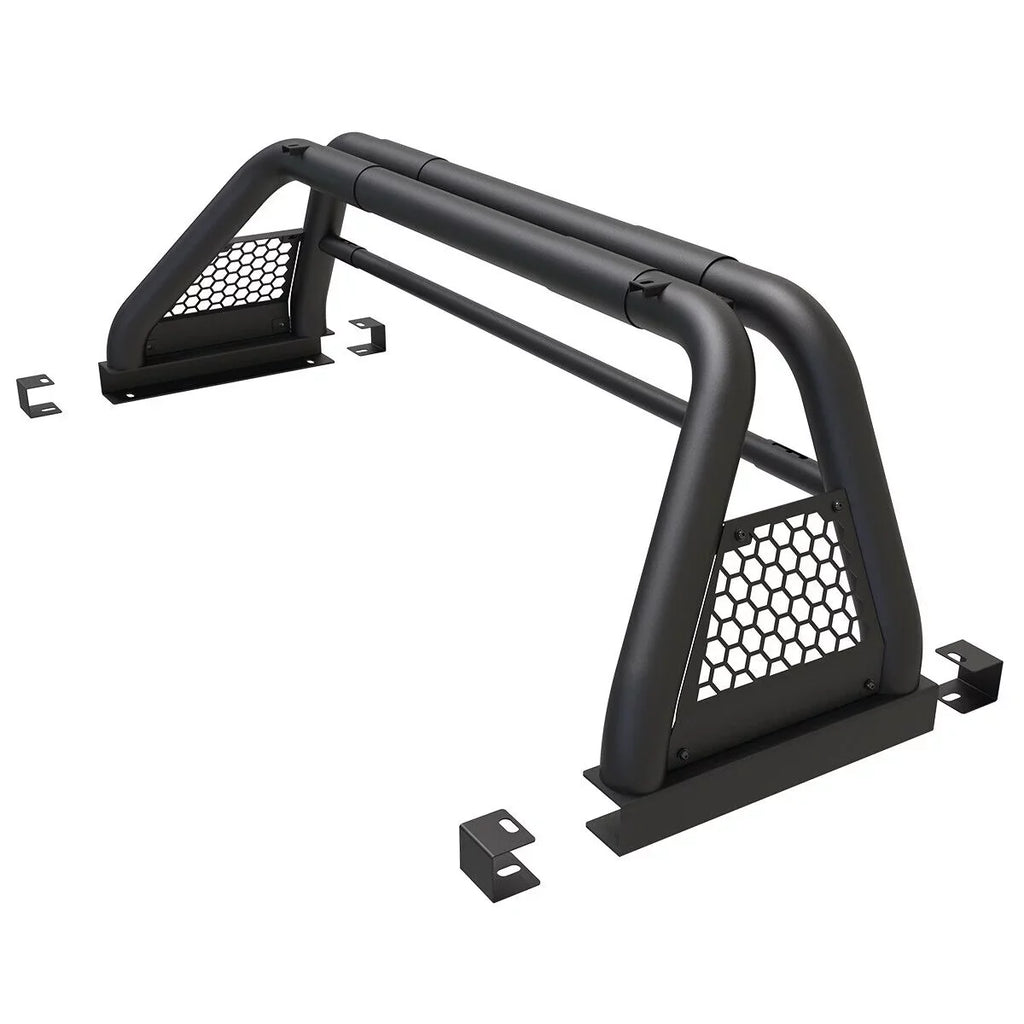 62.9-74.7" Adjustable Truck Roll Sport Bar Chase Rack Bed Bar Fit For 1999-2013 and 2019-2023 Chevy silverado/ sierra