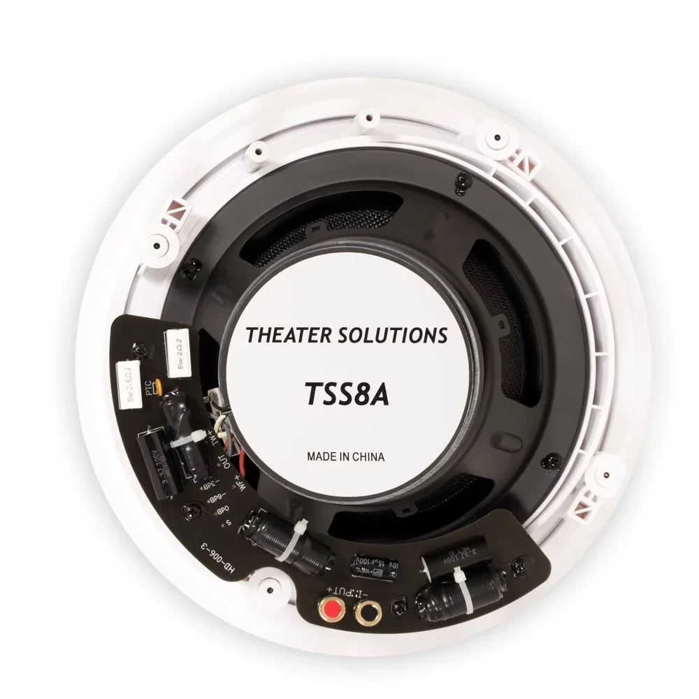 Theater Solutions  Home Theater Deluxe In Ceiling 8" Angled 4 Speaker Set 4TSS8A