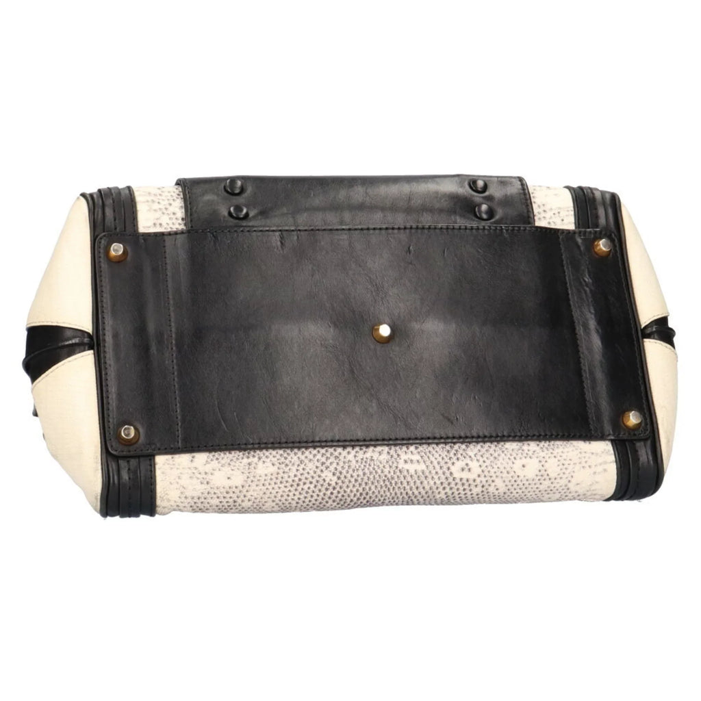 Pre-Owned Chloé Chloe Little Alice Shoulder Bag Leather Beige Women's (Good)