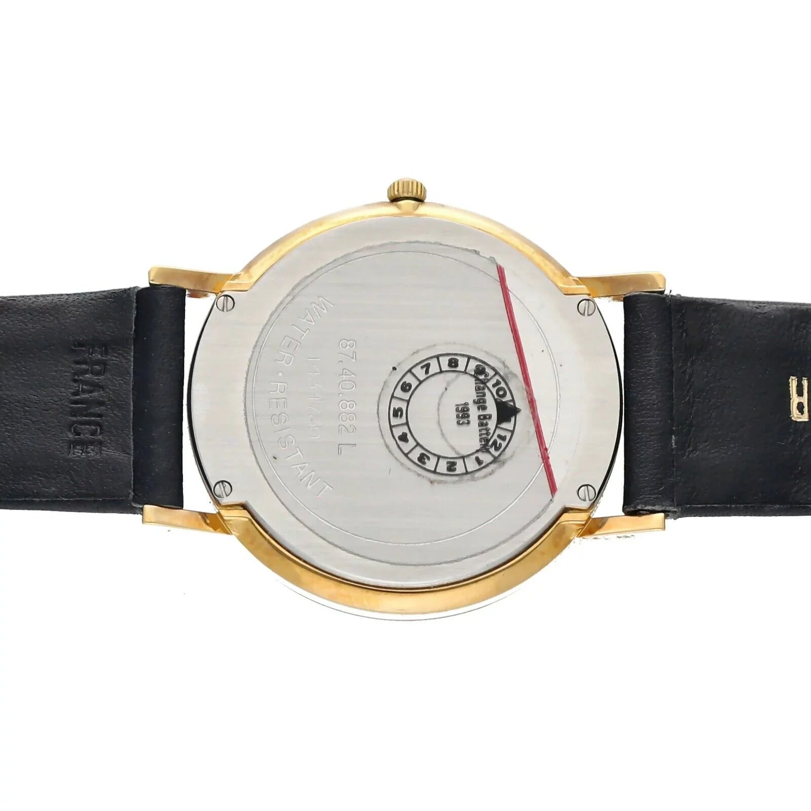 Movado 87.40.882L Museum Hyatt Ultra-Thin 30mm Leather Quartz Wrist Watch