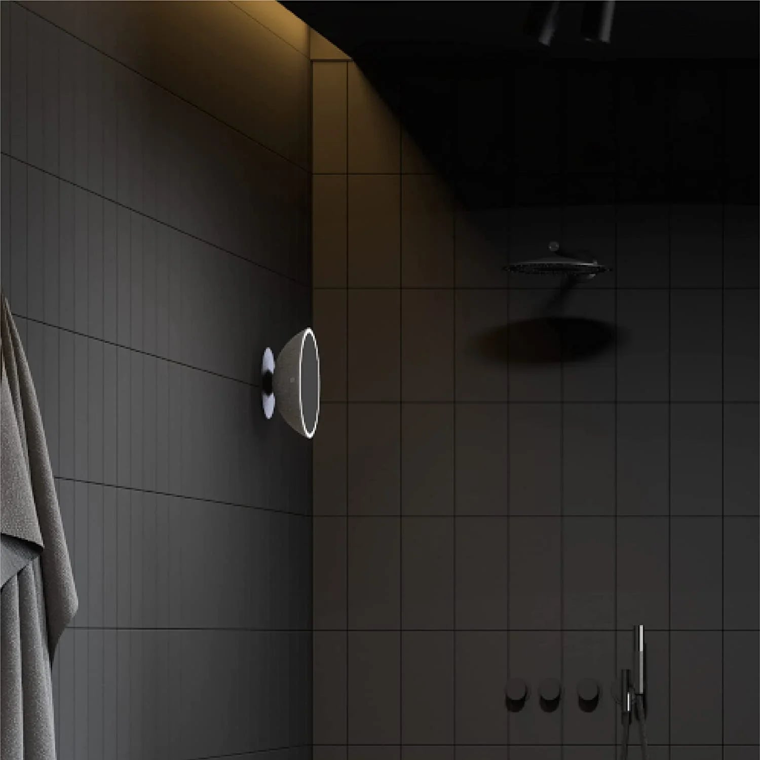 Sharper Image  Fogless Shower Mirror and Bluetooth Speaker