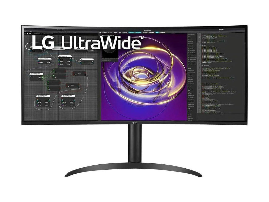 Ultrawide 34BP85CN- 34" - Curved Screen Edge  Gaming  Monitor - 21:9 - Glossy Black, Black Hairline, Textured Black - 34" Class - In-plane Switching () Technology - 3440 x