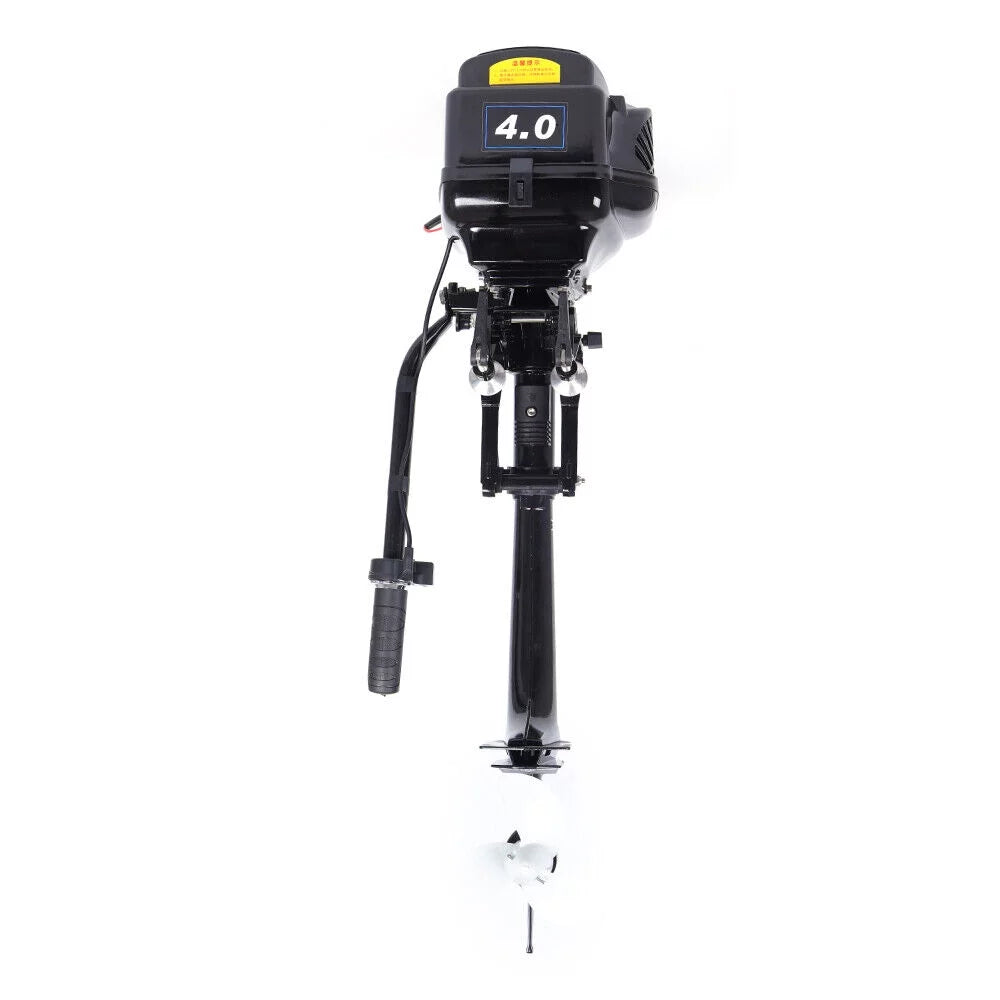 Miumaeov 1000W 4  Electric Outboard Motor Boat Engine Trolley Brushless Motor