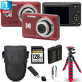 Kodak   Digital Camera (Red) + Spider Tripod + Case+ 1 Yr Warranty