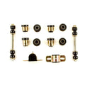 Black Poly Front End Suspension Bushings Set 1958 - 1964 Chevrolet Full Size