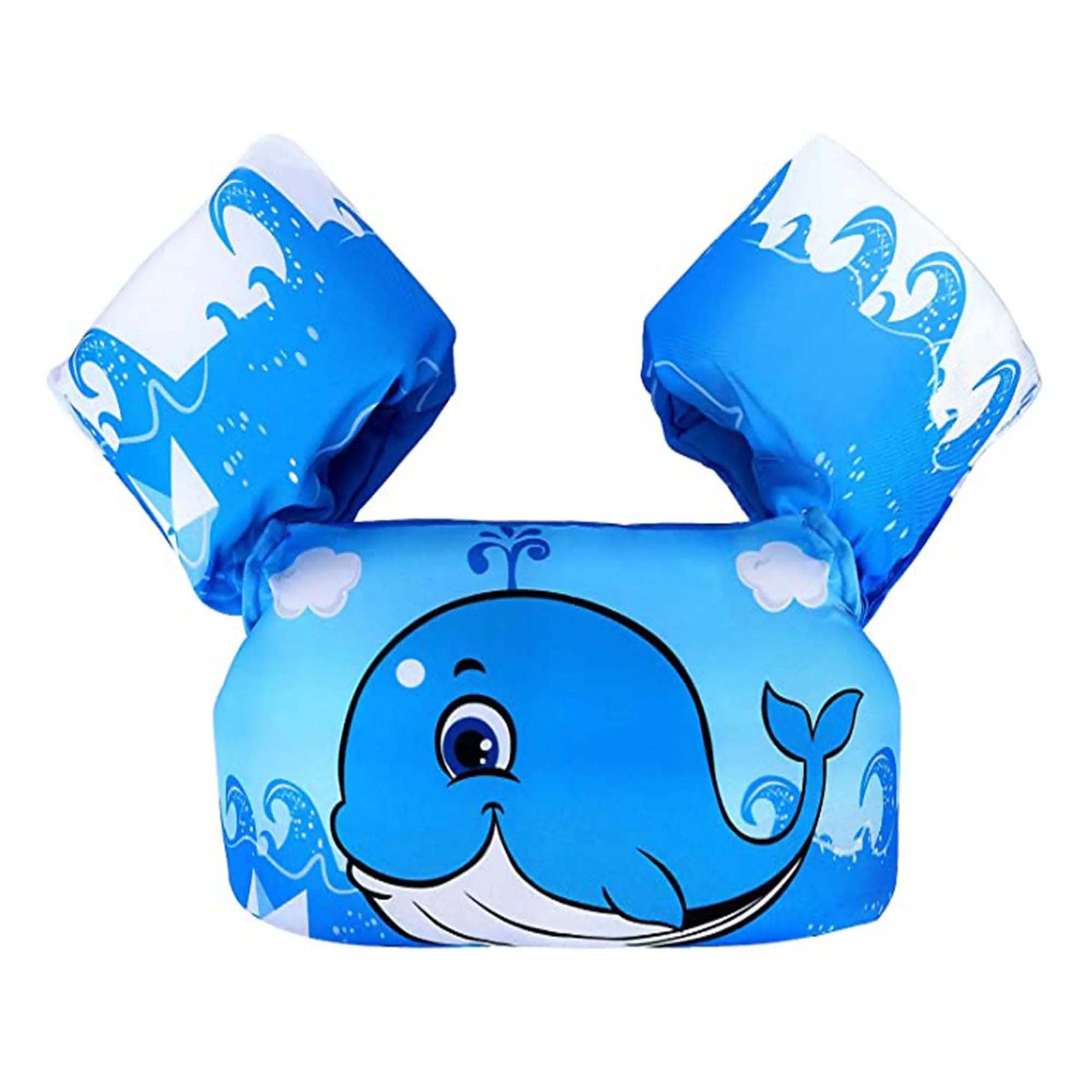 Kids Swim Life Jacket Vest for Toddler 22-66 lbs Swimming Pool, Adjustable Strap Swimming Jacket with Swimming Goggle for Girls & Boys 3-14yrs, Suitable for Learning Swim Training Equipment