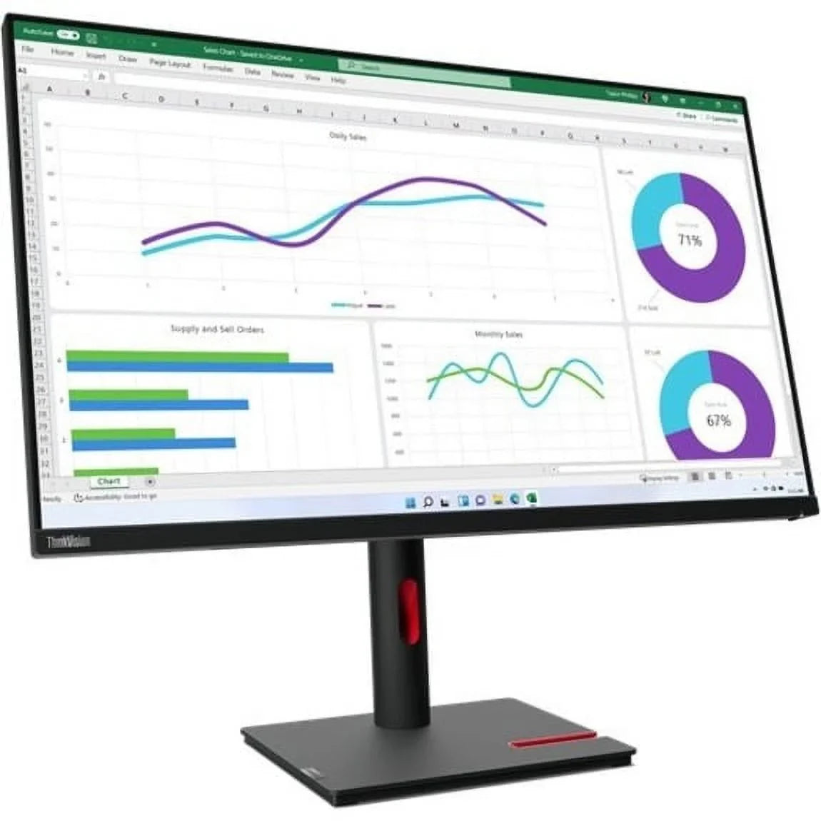 Lenovo ThinkVision 32\" 2560 x 1440  sRGB, Anti-glare Monitor, T32h-30