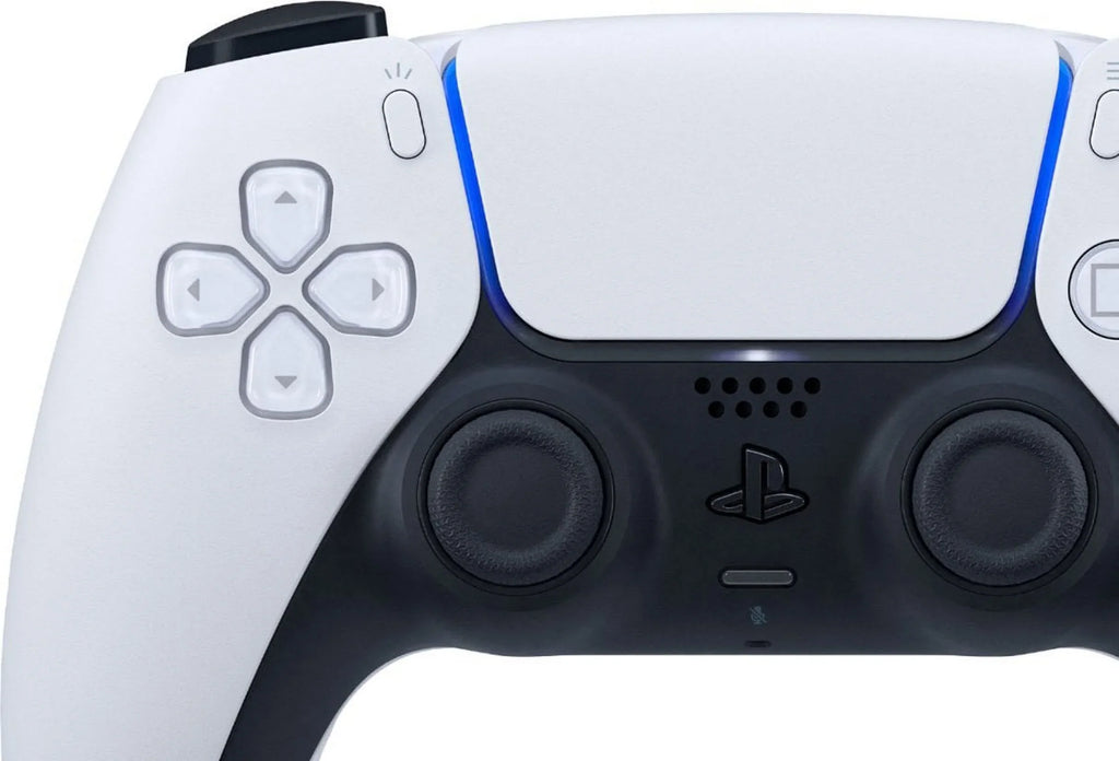 PlayStation 5,  DualSense Wireless Controller - White Bundle With 2x Controllers + 6Ave Microfiber Cleaning Cloth