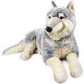 Winry The Wolf - 27 Inch (Not Including Tail Measurement) Stuffed Animal Plush Dog - by Tiger Tale Toys