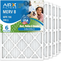 14x18x1 Air Filter  8 Comparable to  700 &  5 Electrostatic Pleated Air Conditioner Filter 6 Pack   Premium  Made 14x18x1 Furnace Filters by     .
