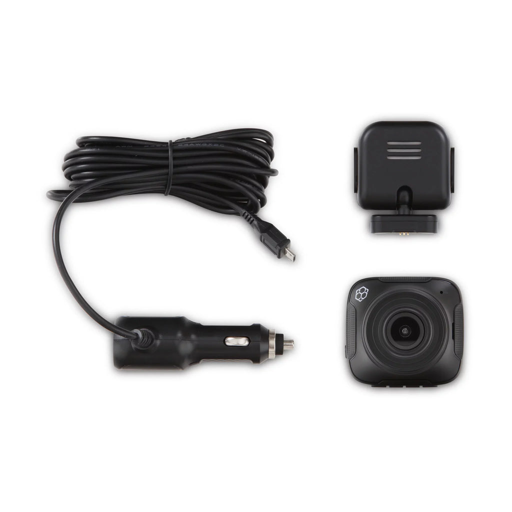 1080p Roadcam with App, 140 Degree Wide Angle Lense, 2.4"  Screen, -Sensor Technology with Park and Record Mode, Loop Recording