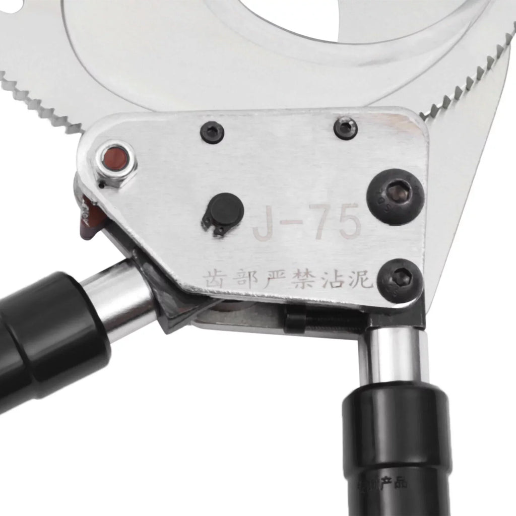 Heavy Duty Ratchet Cable Cutter Cut Φ75mm For Cutting Aluminum, Copper Ratchet Cable Cutter Ratcheting Cutter Heavy Duty Wire Cutter Cut up to Φ75mm Ratchet Cable Cutter Cuting Tool