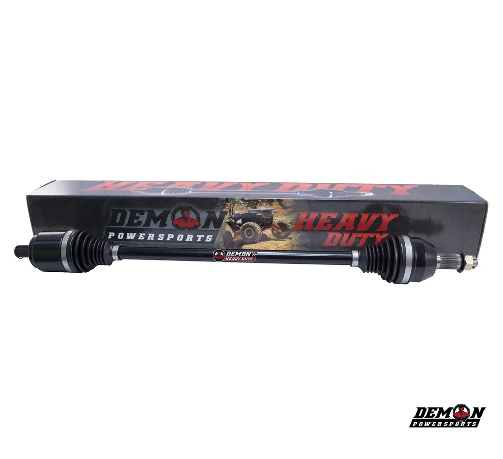 Demon Powersports Front Right Heavy Duty Lift Kit Axle (2006-21) Can Am Renegade/Outlander, Unique Boot On Terrain for Heat Reduction, 47 Degrees Larger Swing Angles (4”/6”(Gen2) Super  Lift Kit)