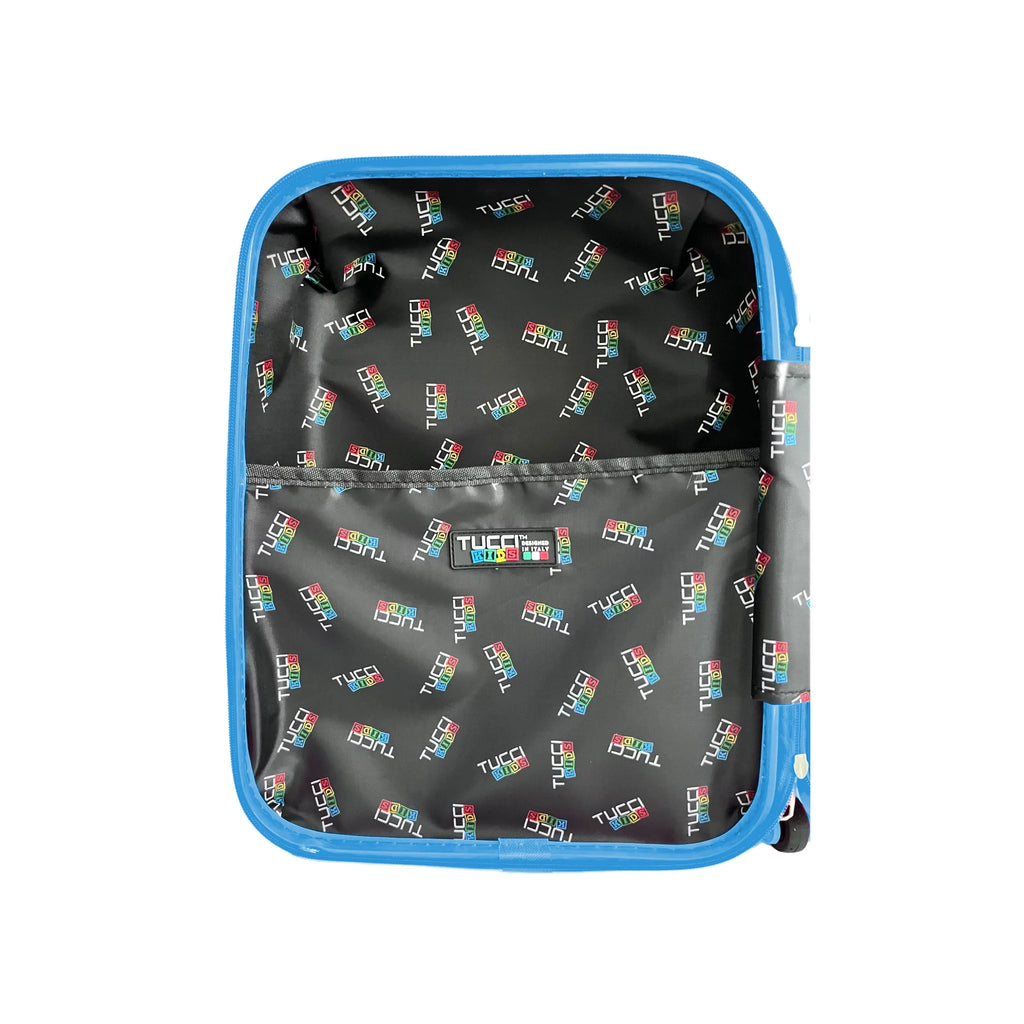 Tucci Chirpy Dolphin Hardside Kids 18" Carry on Suitcase Lightweight Luggage With Wheels for Kids