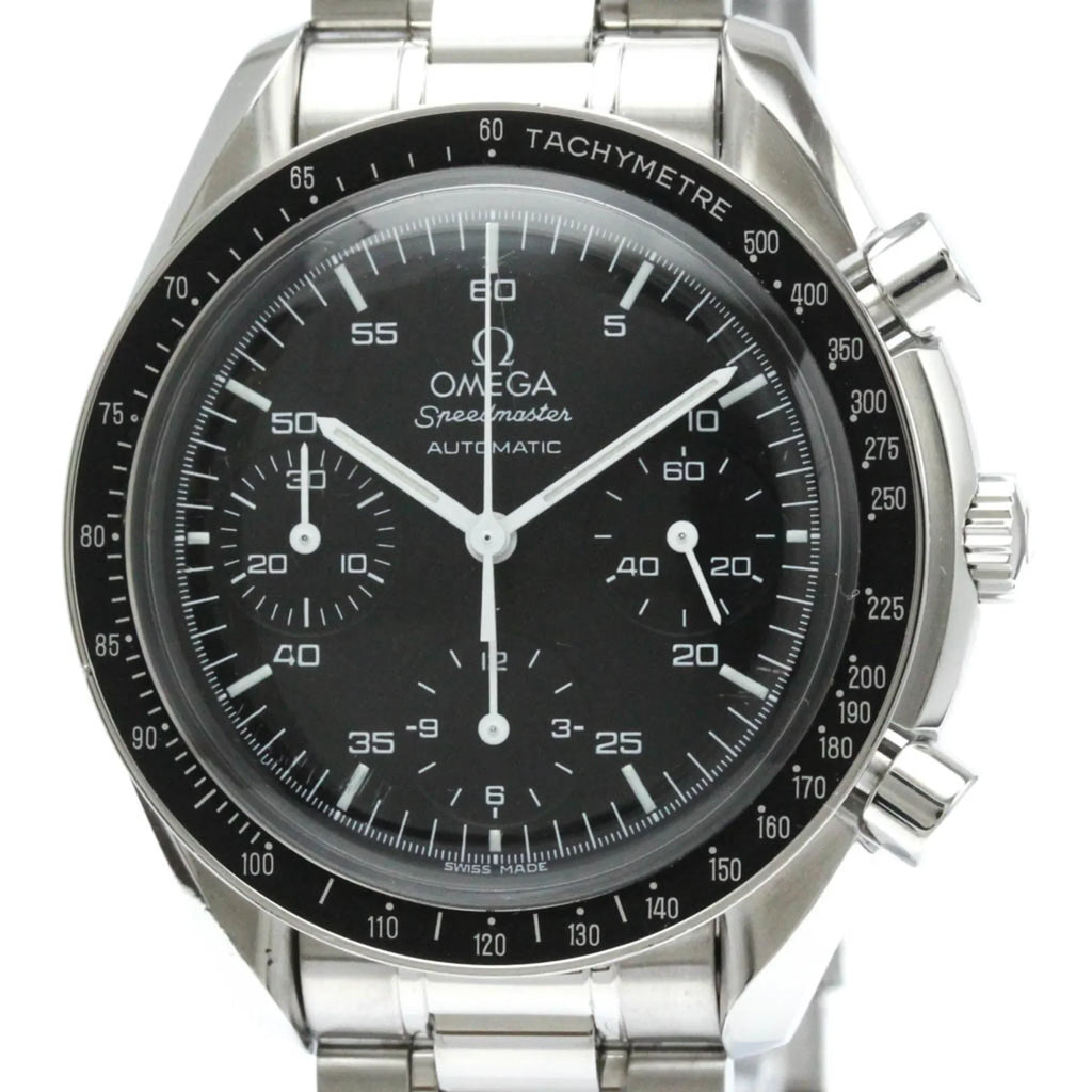 Pre-Owned Polished  Speedmaster Automatic Steel Mens Watch 3510.50  (Good)