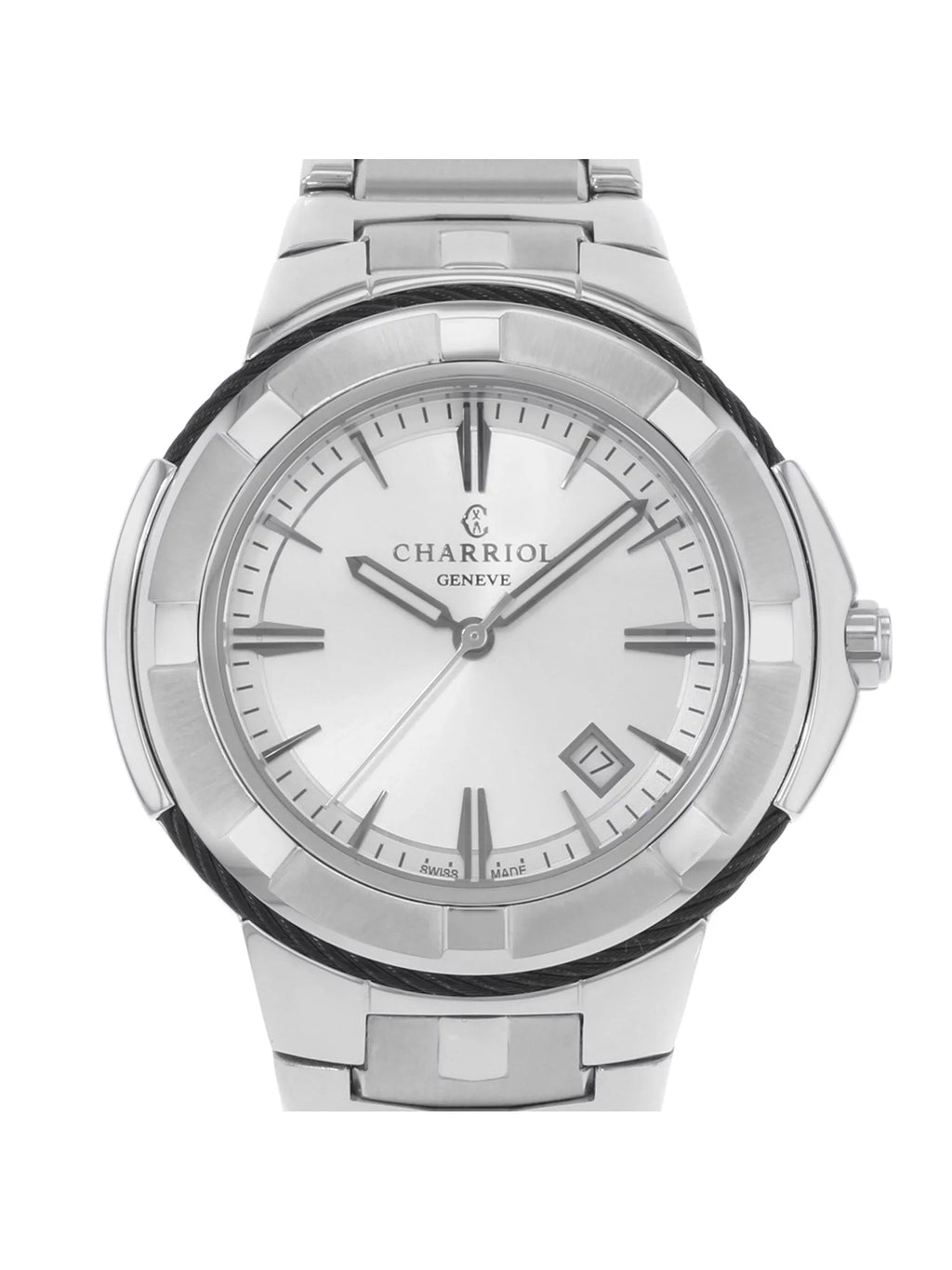 Charriol Celtic Stainless Steel Silver Dial Quartz Mens Watch .930.103
