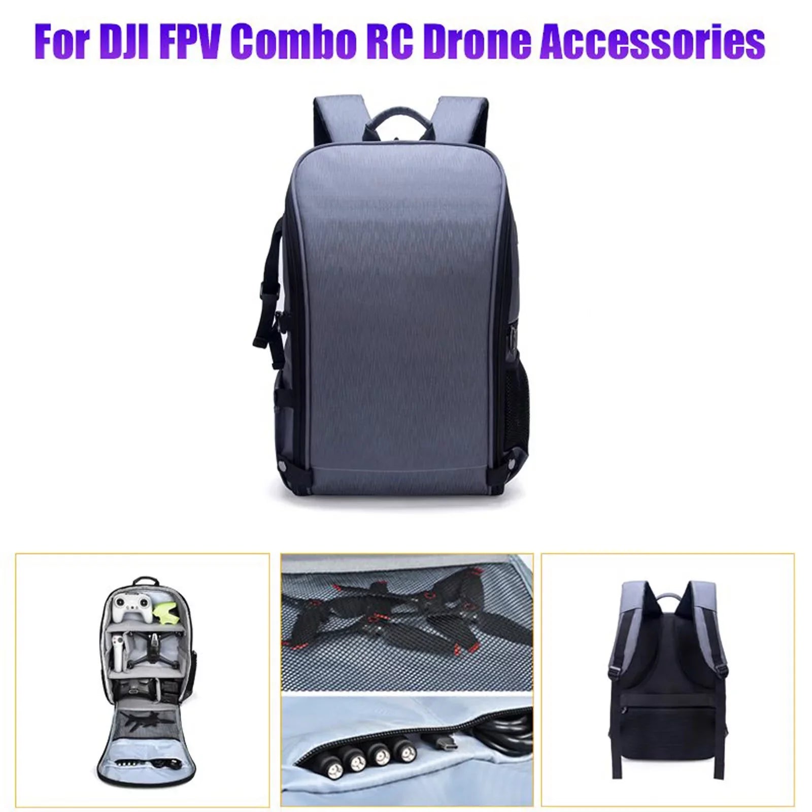 Sehao Nylon Storage Bag Carrying Case Backpack For   Combo Accessories Abs Camera Drone Accessories