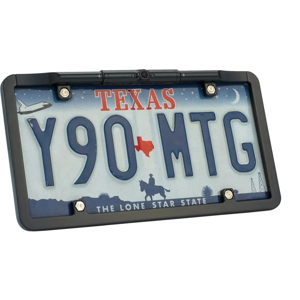 '- Ultra Slim Full-Frame License Plate  Backup Camera (Chrome)