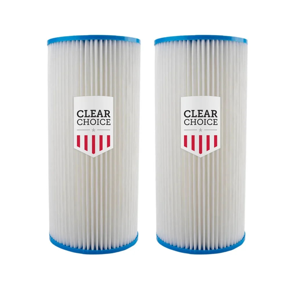 Clear Choice Sediment Water Filter 50 Micron 10 x 4.50" Water Filter Cartridge Replacement 10 inch  System 150238, -, 2-Pk