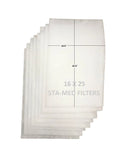 AmClean Comfort 16x25  10 Replacement Media Filter Pad Refills Year Supply (4 Pack)