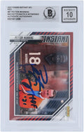 Peyton Manning Denver Broncos Autographed 2021 Panini Instant Red #87 #/99 Beckett Fanatics Witnessed Authenticated 10 Card with " 21" Inscription - Fanatics Authentic Certified