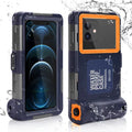 UrbanX Professional [15m/50ft] Swimming Diving Surfing Snorkeling Photo Video Waterproof Protective Case Underwater Housing for Sony Xperia  And all Phones Up to 6.9 Inch  with Lanyard