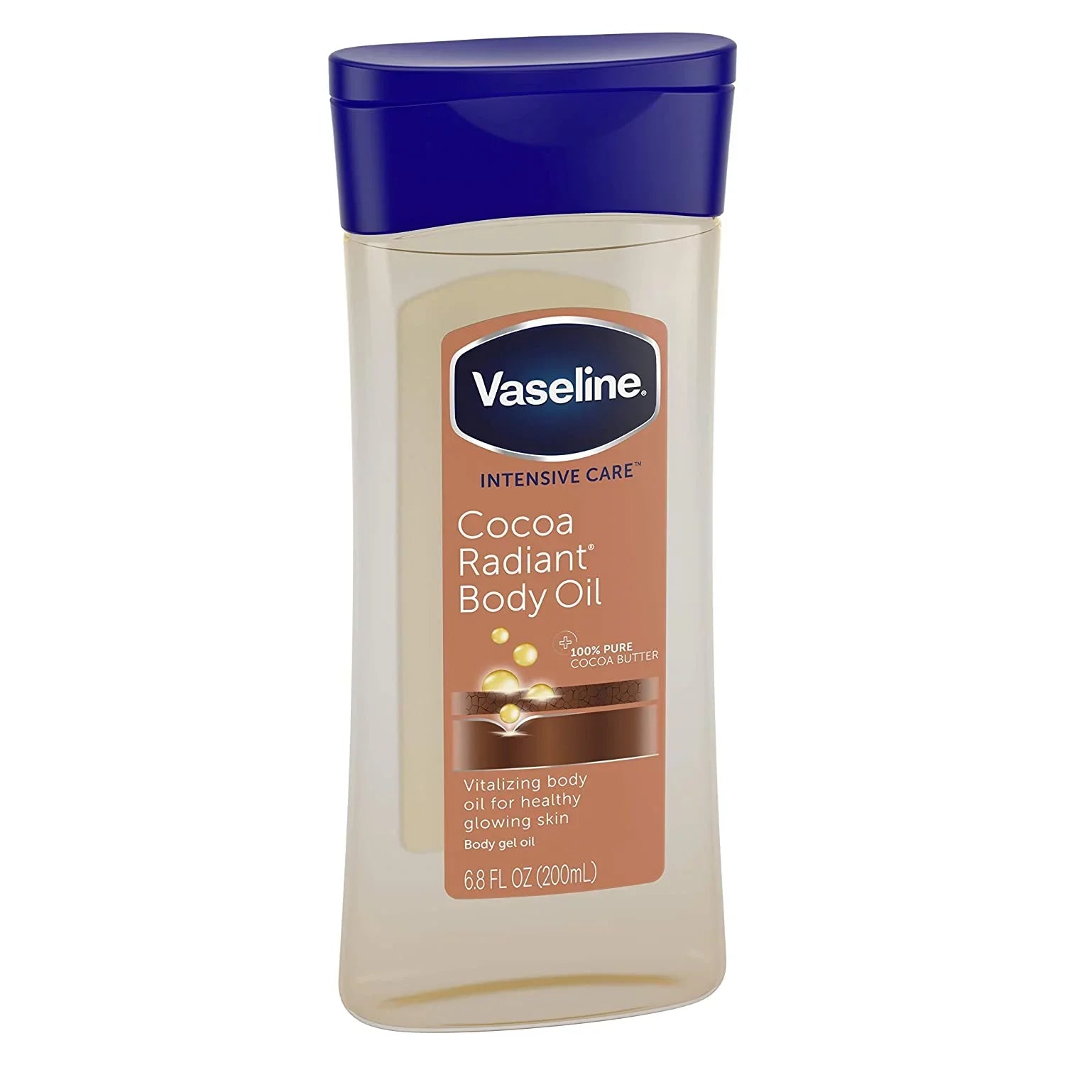 Vaseline Intensive Care Deep Conditioning Body Lotion, Cocoa Butter - 6.8 oz, 2 Pack